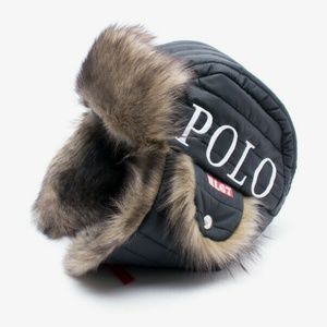 RARE POLO RALPH LAUREN STADIUM P-WING EARFLAP HAT